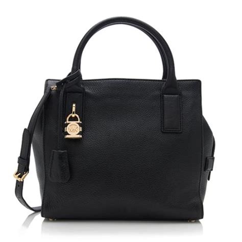 michael kors mckenna medium leather satchel|MICHAEL Michael Kors Mckenna Medium Satchel Bag, Luggage.